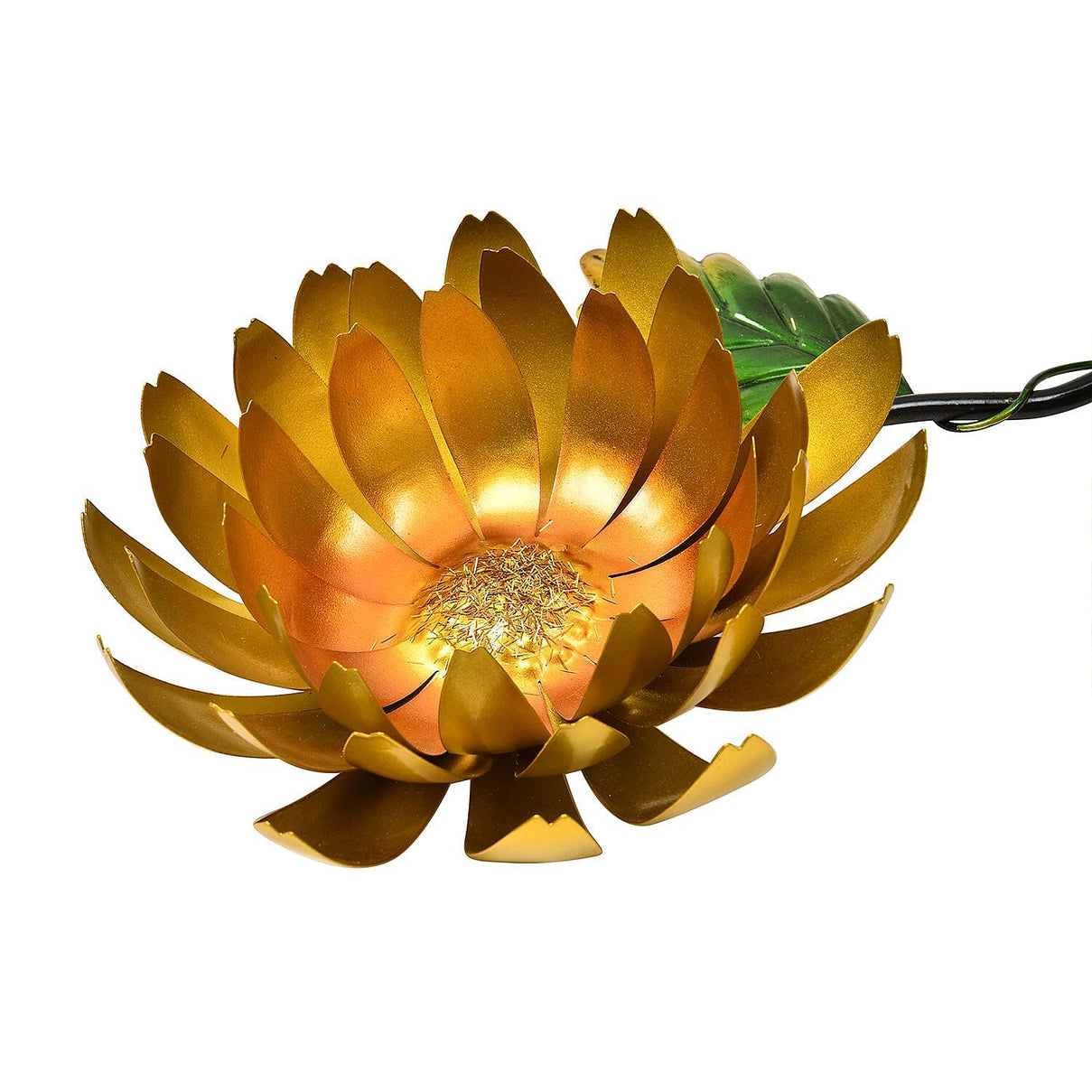 Outdoor Garden Decoration Flower Metal Stake - Orange 7546965 4