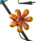Outdoor Garden Decoration Frog with Shovel Stake - Green - Red