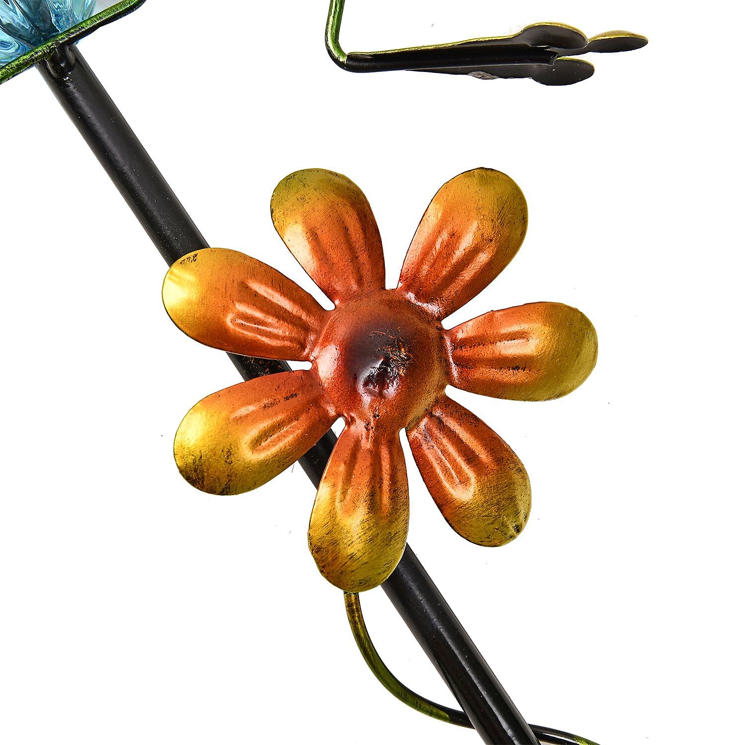 Outdoor Garden Decoration Frog with Shovel Stake - Green - Red 7546926 5