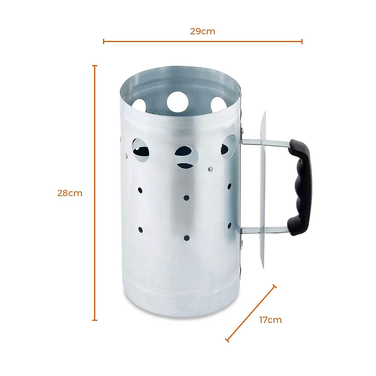 BBQ Charcoal Starter Pan (Stainless Steel Tower) 7772814 7