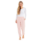 Ladies Cuffed Hem Jogger (Size 16-18) - Blush