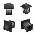 Set of 4 Vintage Style Solar Lights