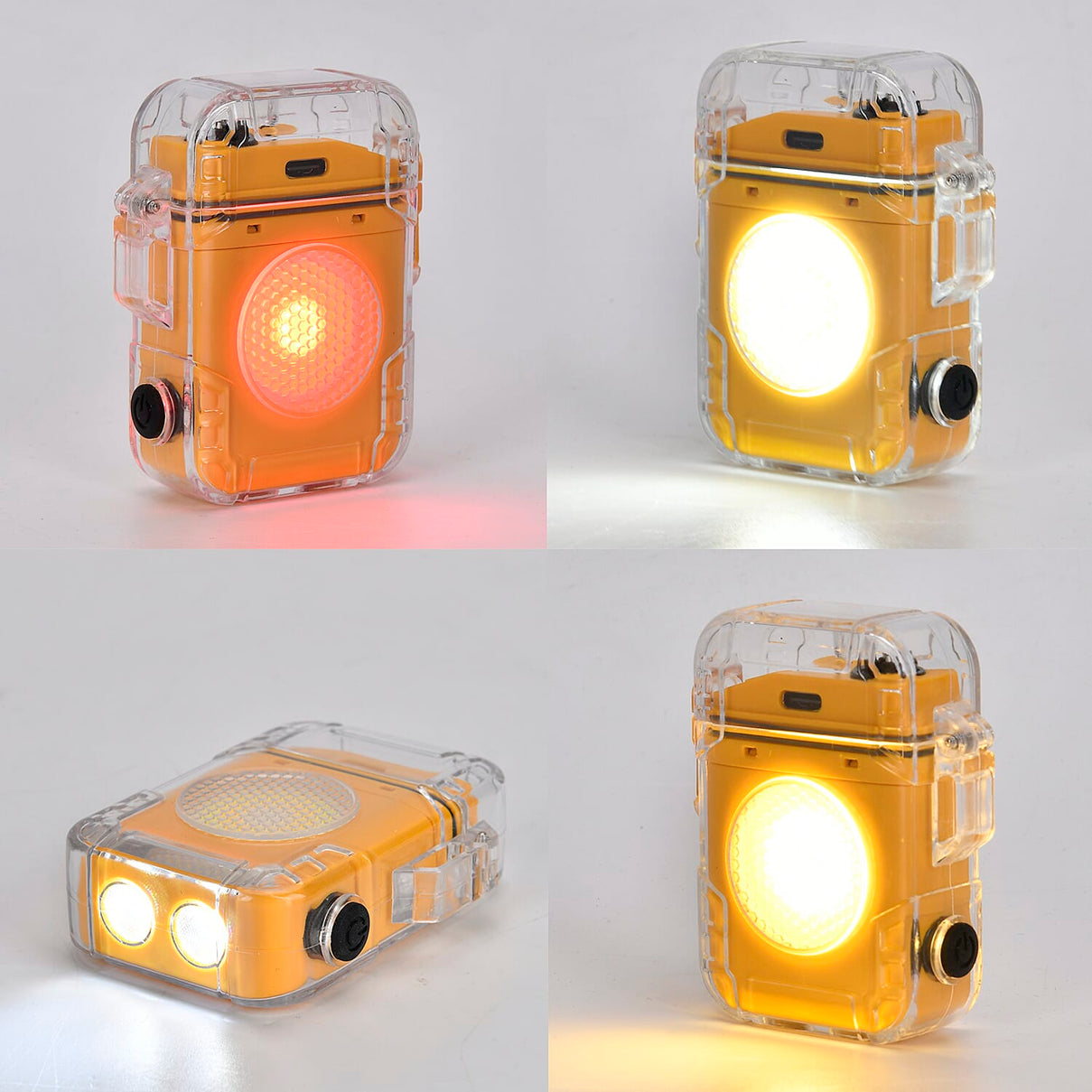 ARC IGNITION Portable - Rechargeable COB Lamp with Storage Box (400 mAh Battery) - Yellow 7755547 1
