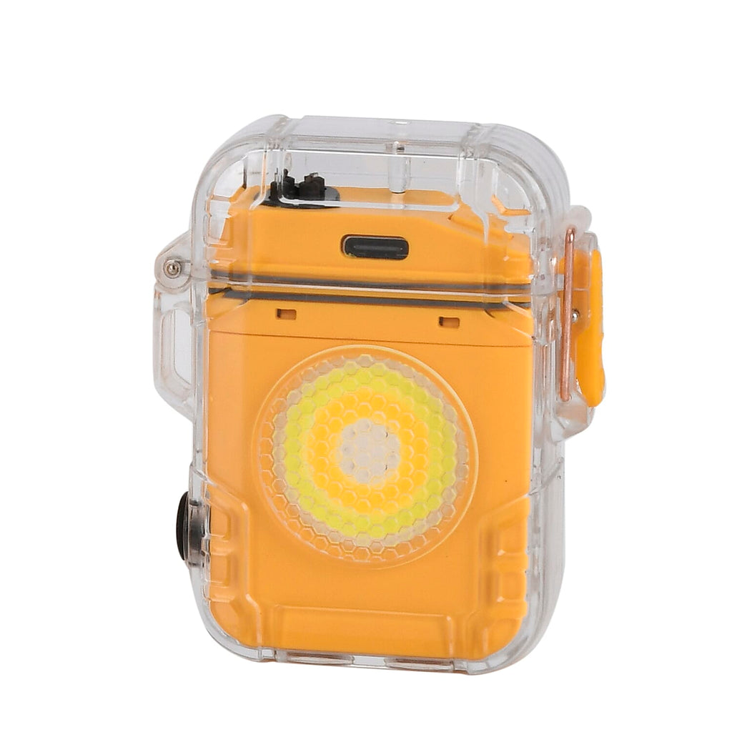 ARC IGNITION Portable - Rechargeable COB Lamp with Storage Box (400 mAh Battery) - Yellow