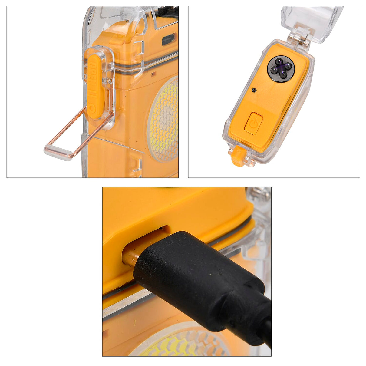 ARC IGNITION Portable - Rechargeable COB Lamp with Storage Box (400 mAh Battery) - Yellow 7755547 6