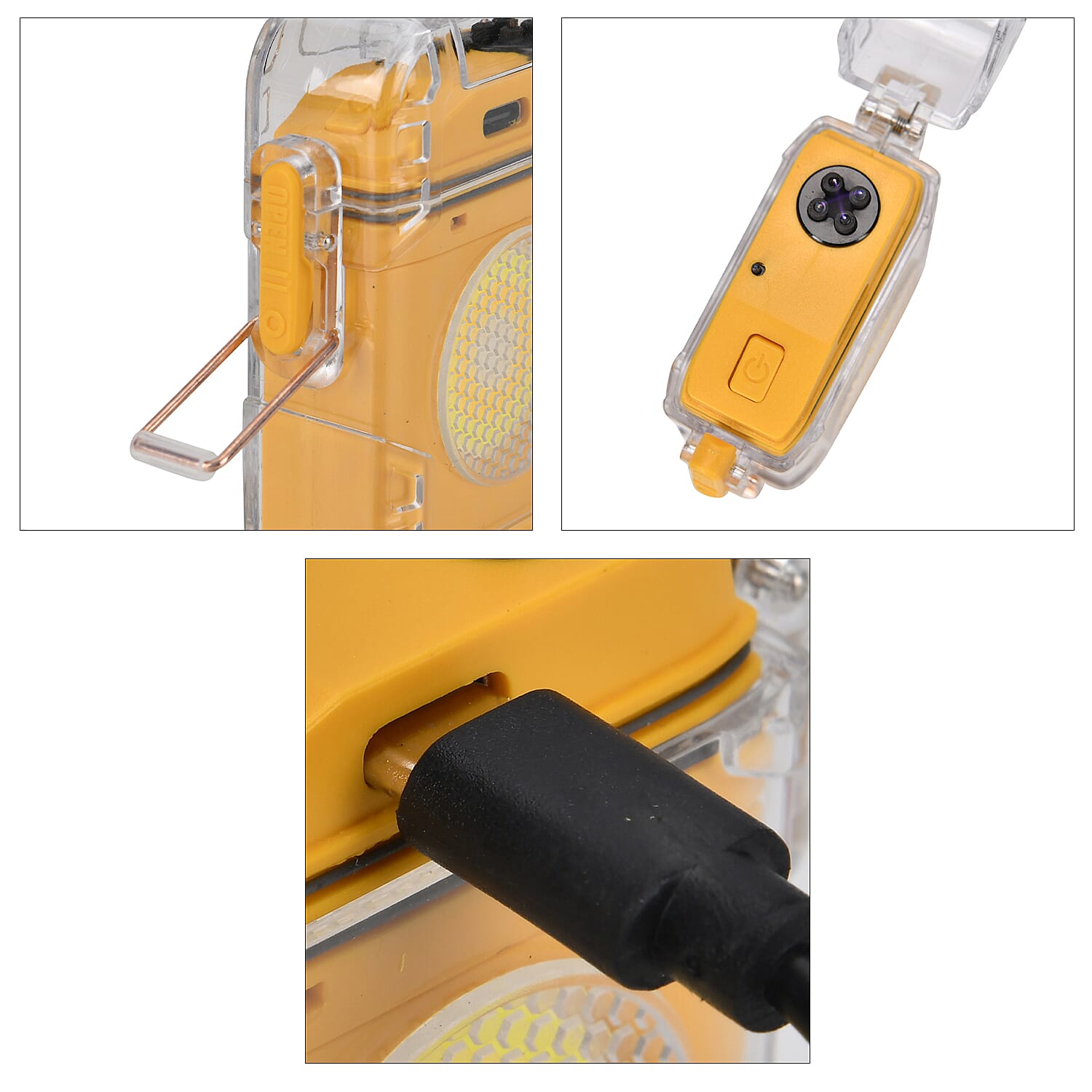 ARC IGNITION Portable - Rechargeable COB Lamp with Storage Box (400 mAh Battery) - Yellow 7755547 6