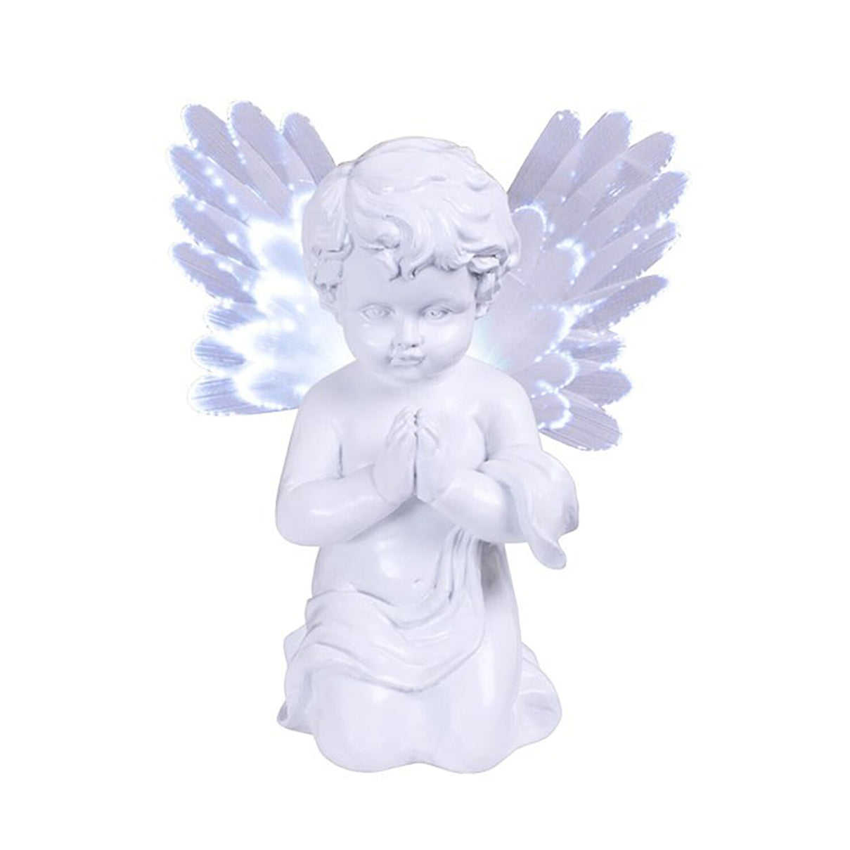 GardenKraft - Waterproof Solar LED Garden Angel Light 7767778 0