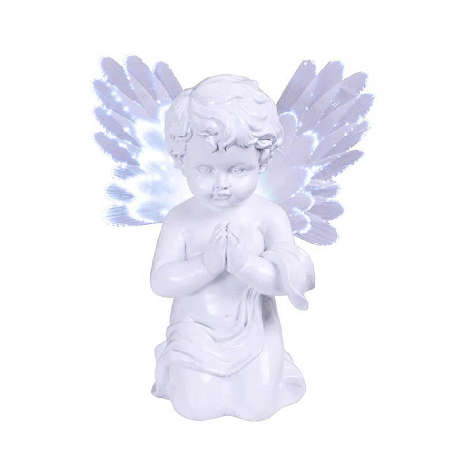 GardenKraft - Waterproof Solar LED Garden Angel Light 7767778 0