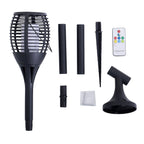 4 in 1 - Weatherproof Solar Torch Lights Landscape Lighting Auto On-Off for Pathway, Table Light, Wall and Hanging.