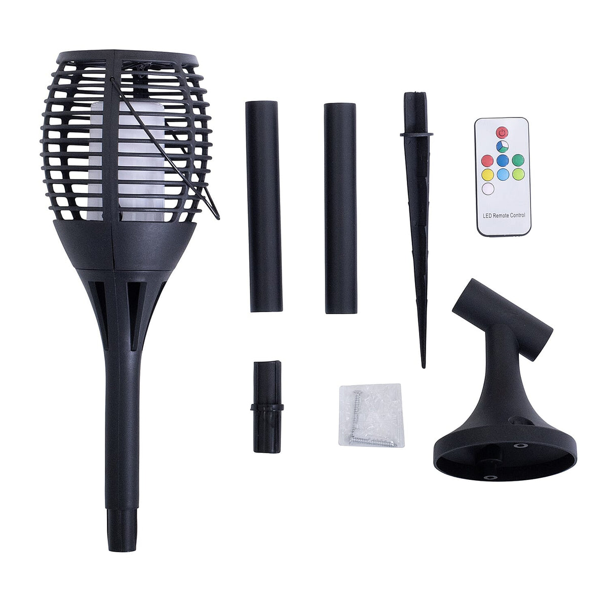 4-in-1 Weatherproof Solar Torch Light for Landscape, Table Light, Wall Mounting and Hanging 7316380 2