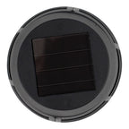 Set of 4 Solar Flame Lamp Outdoor Garden Pathway Lighting - Black