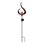 Vintage Swan LED Solar Ground Water Resistant Spike Light - Red