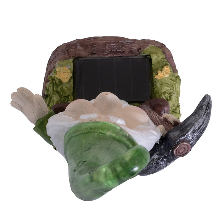Solar Light Gnome With Green Hat (11 inch approx.) 7316339 2