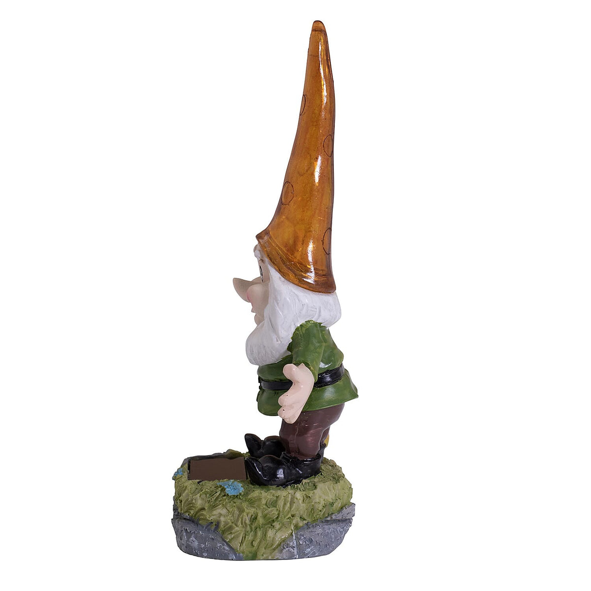Solar Light Gnome With Yellow Hat (11 inch approx.) 7316341 1
