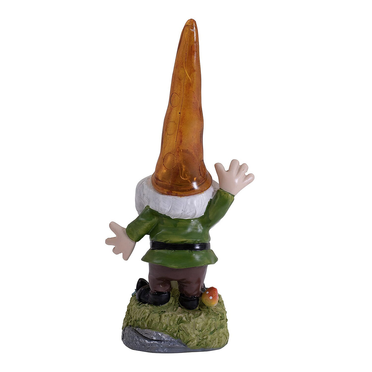 Solar Light Gnome With Yellow Hat (11 inch approx.) 7316341 2