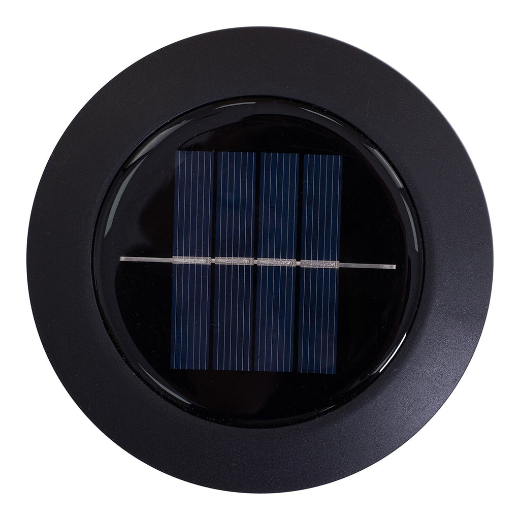 Set of 2 - Outdoor Decorative Pathway Solar Garden Lights - Black