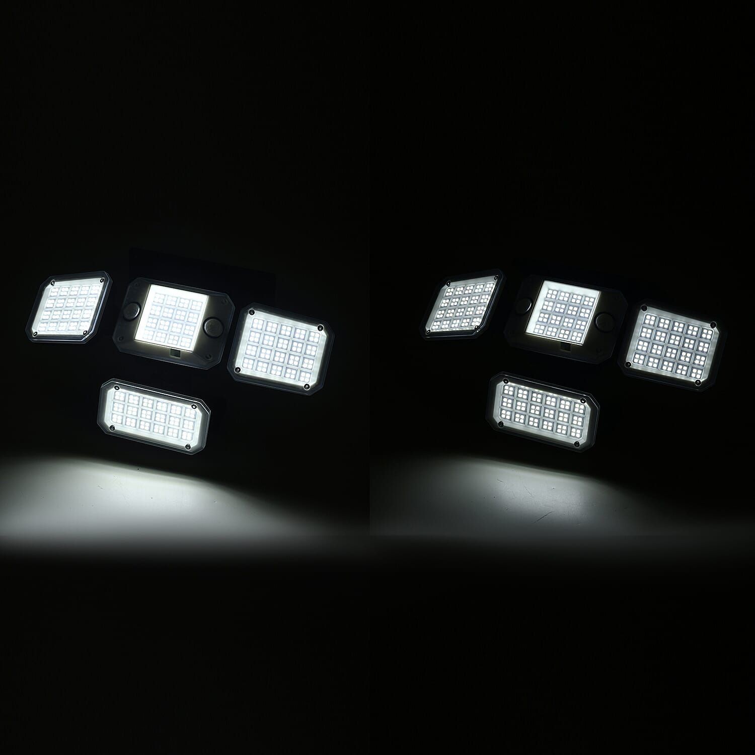 Solar Powered Outdoor Lamp - 4-Head - Motion Sensor - Waterproof 7814878 2