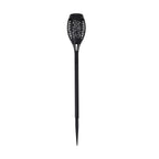 Set of 6 - Garden Flame Solar Waterproof LED Lights (Batteries Included) - Black
