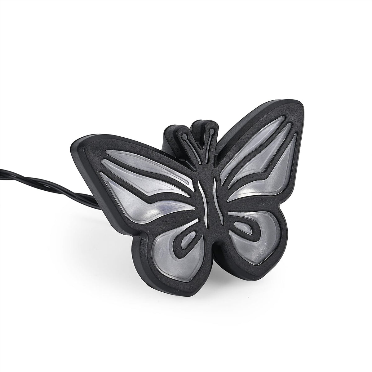 Set of 4 Waterproof Butterfly Print Solar Pathway Light 7733087 2
