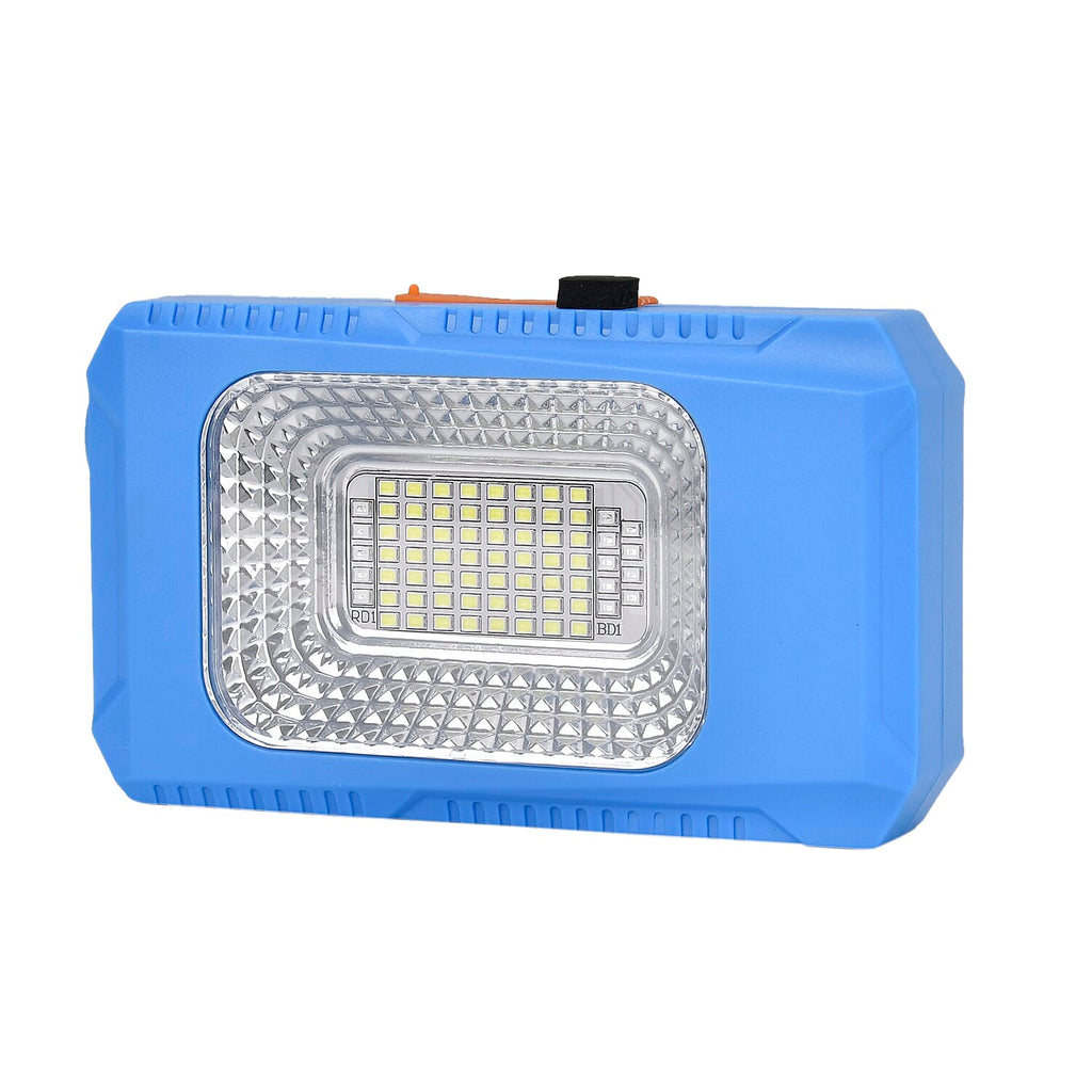 2 in 1 Multifunctional Outdoor Solar Rechargeable Light and Power bank 1500 mah Li-ion Battery (Size 95x33x165 cm) - Blue