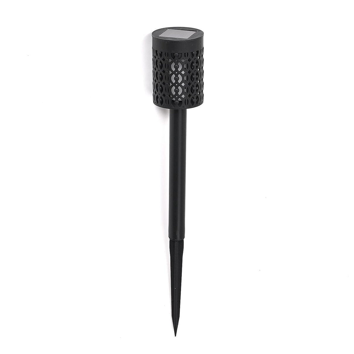 Set of 4 Plastic Solar Path Lights With Flame Effect 8027344 3