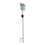 Solar Owl Garden Stake Light - IP44 Waterproof, 6-8 Hour Solar Powered Lawn Light, 300mA Ni-MH Battery Included