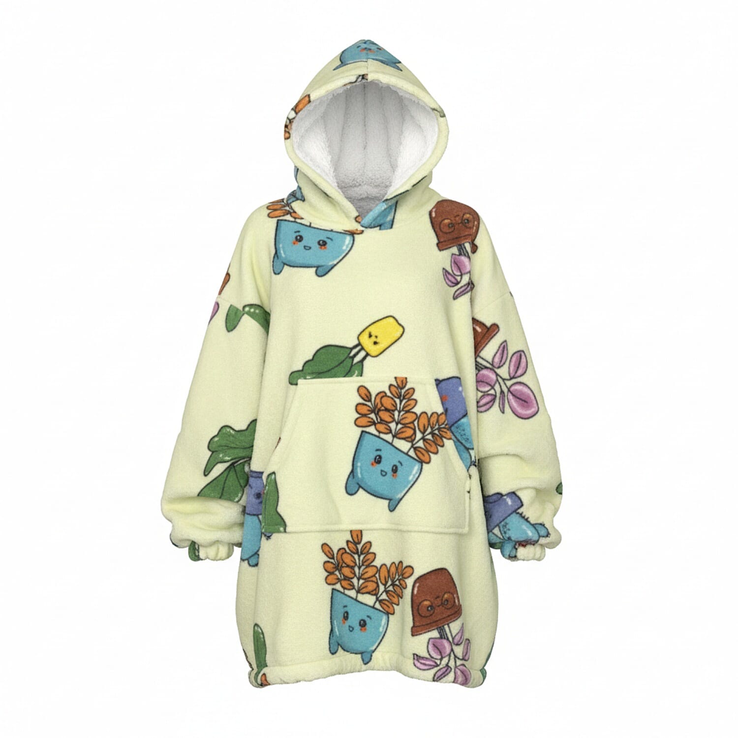 Super Soft Blanket Hoodie (One Size) - Green V32355964 1