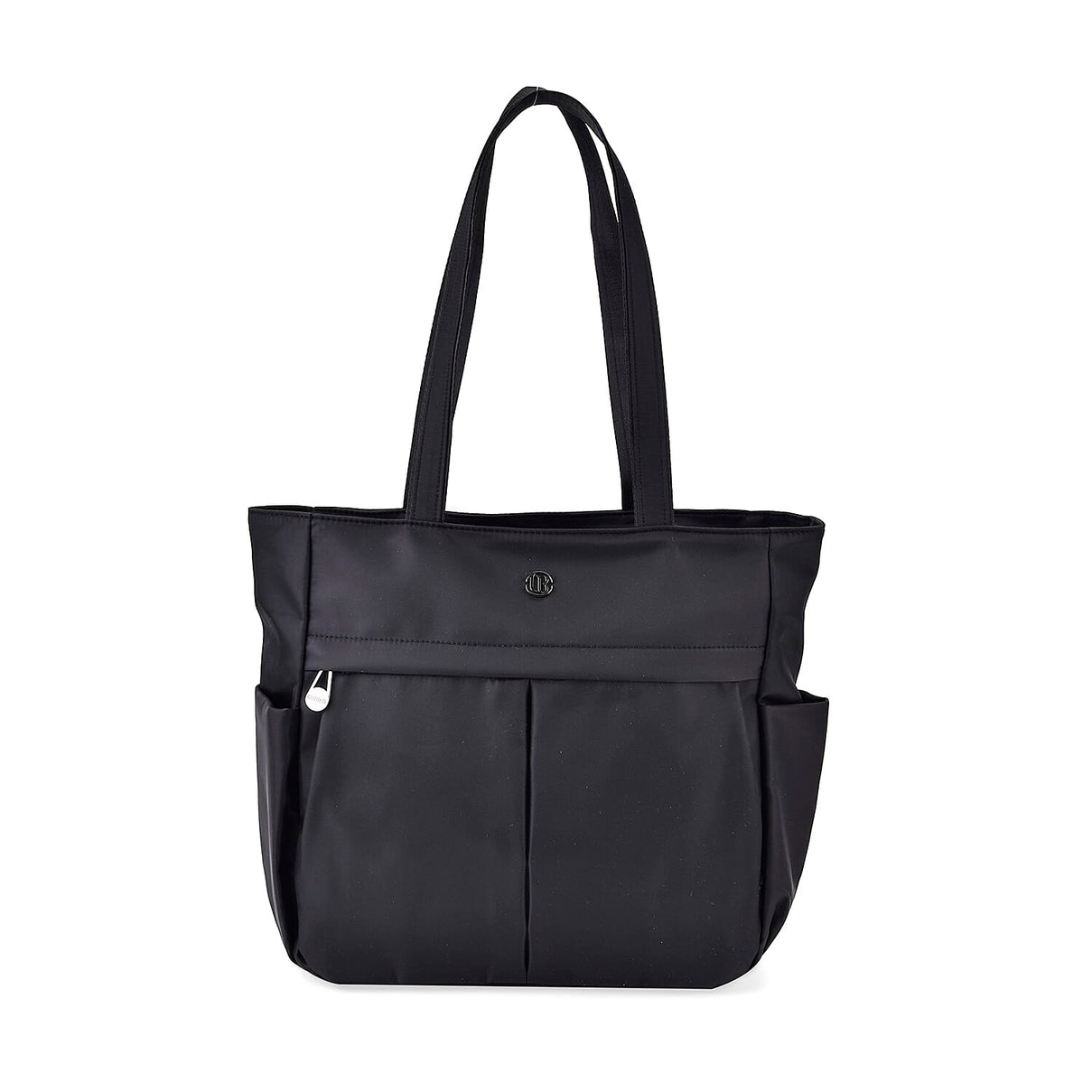 Spacious Oxford Tote Bag with Multiple Pockets - Black 8037027 0