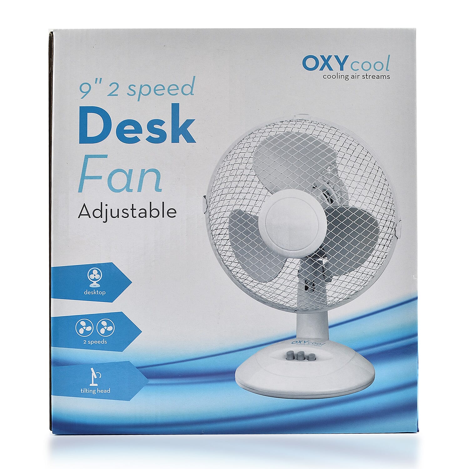 Oxycool 9x2 Speed Adjustable Desk Fan 7791317 0