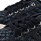 PALM SPRING - Casual Lace Up Ladies Shoes (Size 3) - Navy