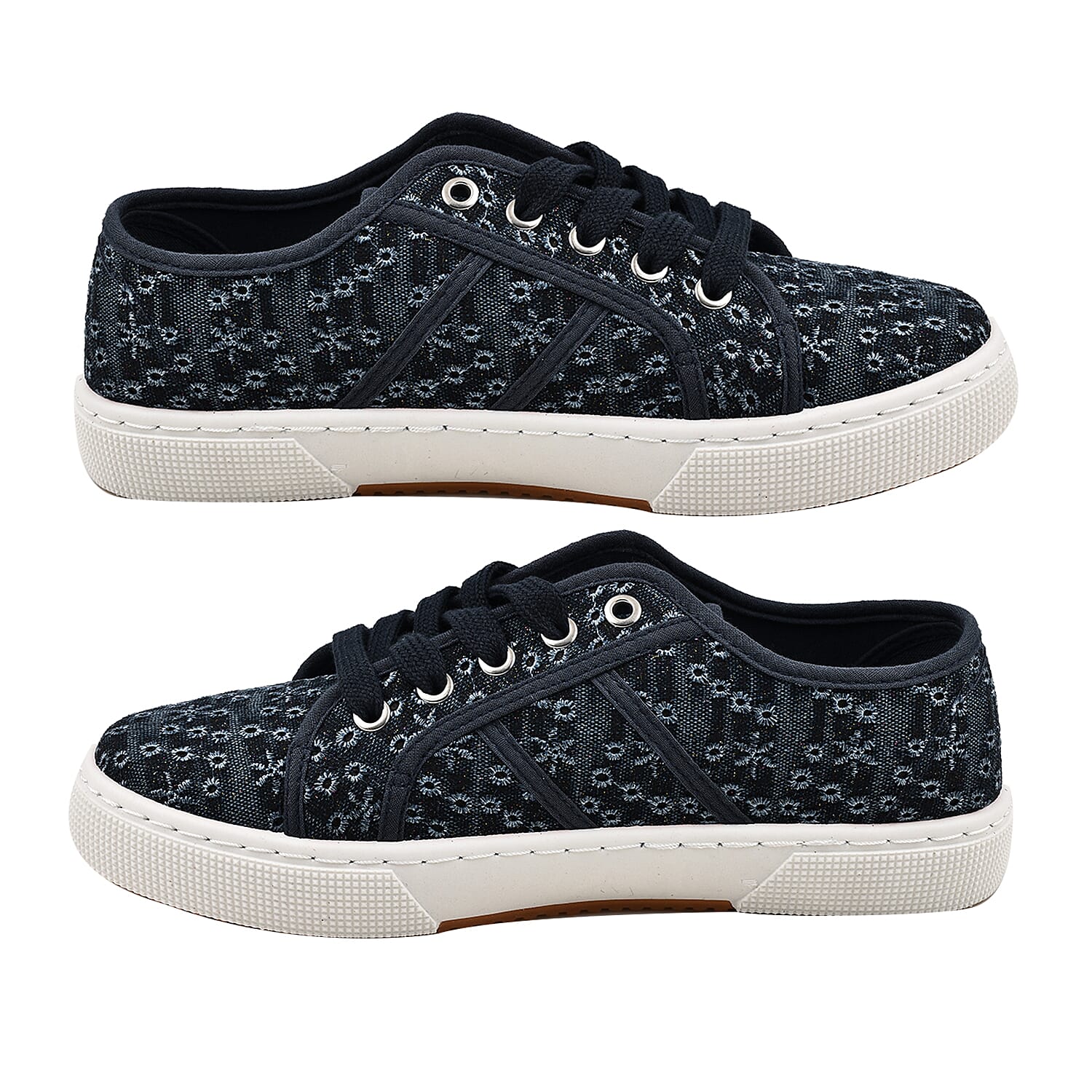 PALM SPRING - Casual Lace Up Ladies Shoes - Navy 7507167 2