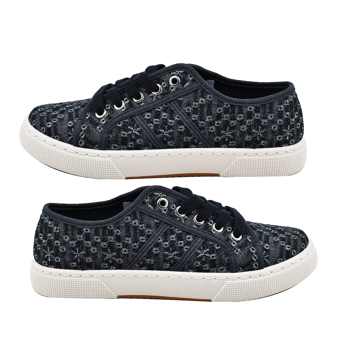 PALM SPRING - Casual Lace Up Ladies Shoes - Navy 7507167 3