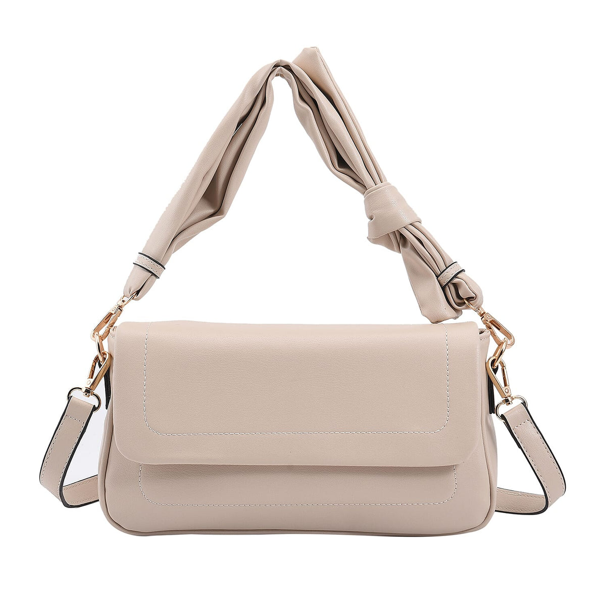 PASSAGE Baguette Bag with Shoulder Strap - Beige 7141771 0