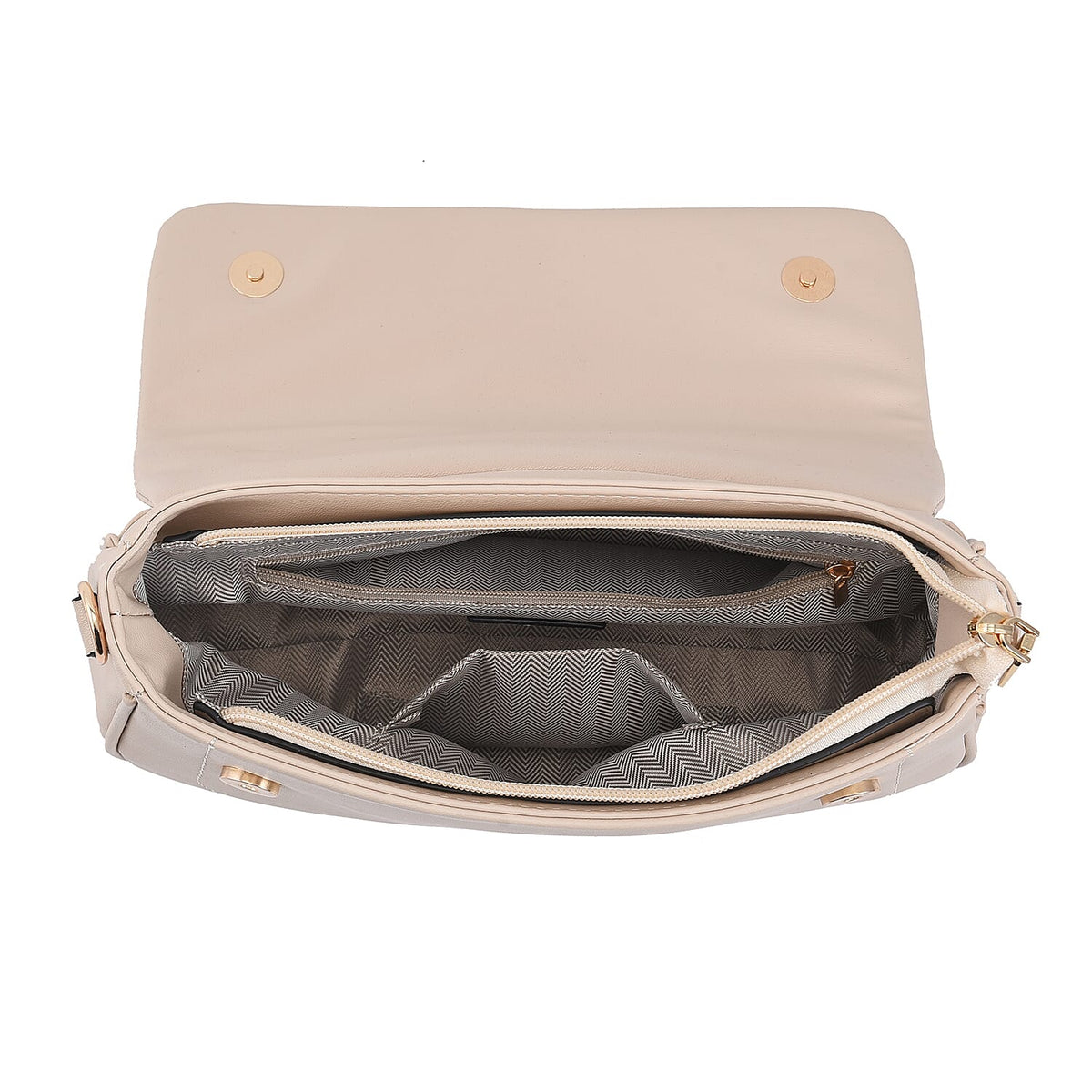 PASSAGE Baguette Bag with Shoulder Strap - Beige 7141771 6
