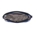 PASSAGE Saddle-Hobo Bag with Detachable Long Strap (Size 26x24x8 Cm) - Navy