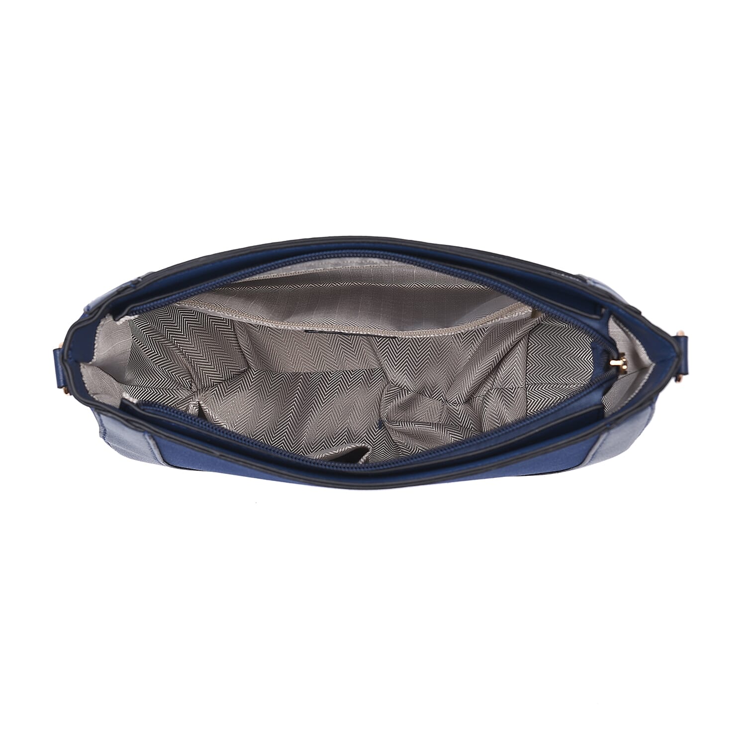 PASSAGE Hobo Bag with Detachable Long Strap - Navy 7141785 6