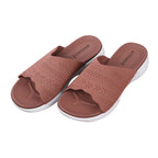 PASSAGE Ladies Flyknit Sandals (Size 3) - Rose Gold