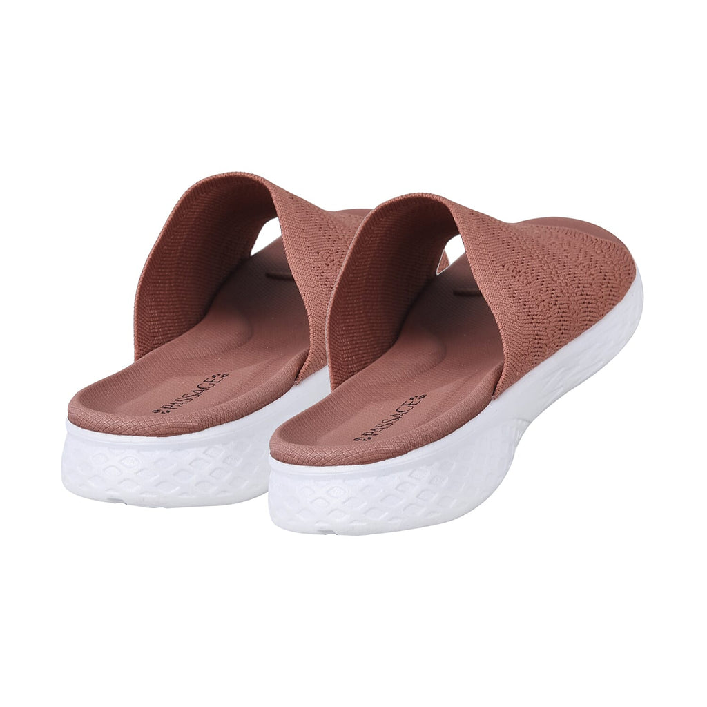 PASSAGE Ladies Flyknit Sandals (Size 3) - Rose Gold