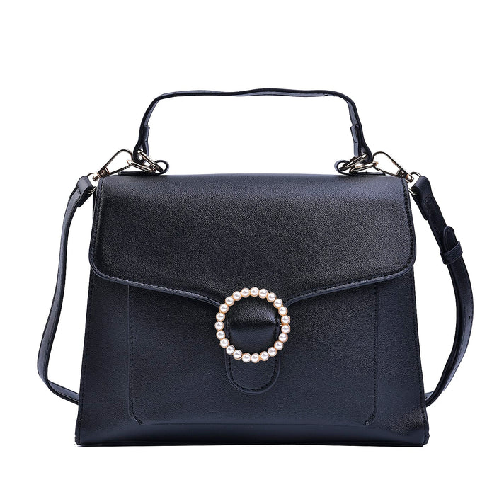 PASSAGE Satchel Bag with Detachable Long Strap - Black 7141801 1