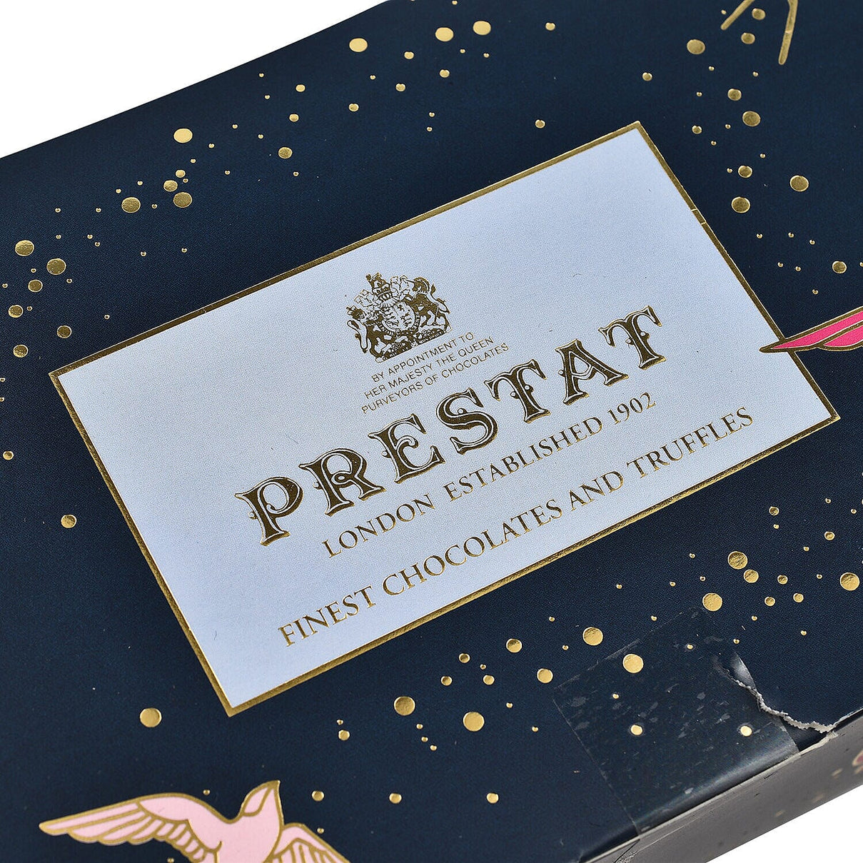 PRESTAT MINI RUM Milk Chocolate Truffle Ballotin Box - 400g 7264821 1