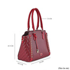 Close Out - Crossbody Bag with Shoulder Strap - Burgundy
