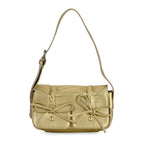 Stylish Bowknot Design Crossbody Bag (Size 27x8x12 cm) - Gold