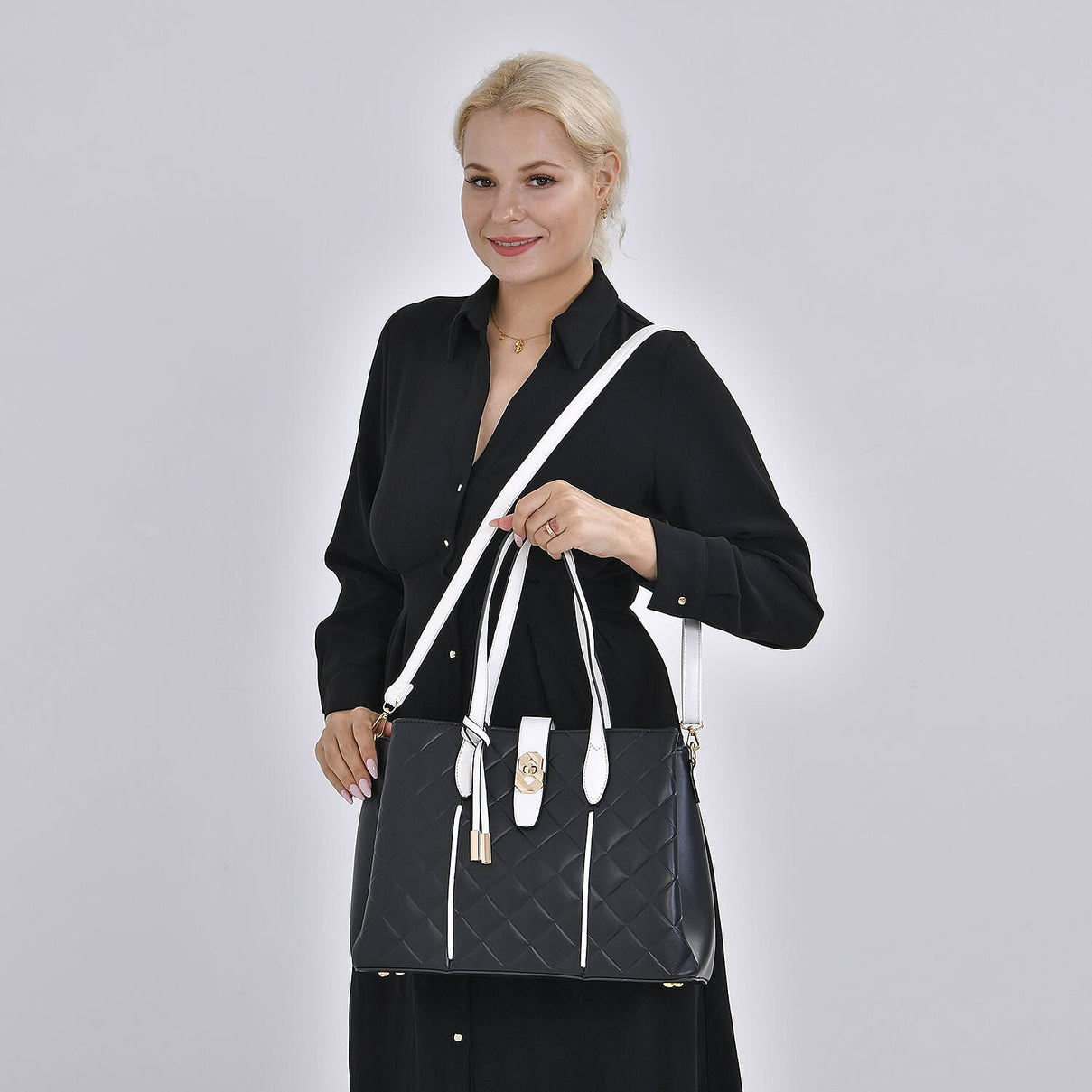 PU Emobossed Crossbody Bag (Size 34x15x26 cm) 7639983 2