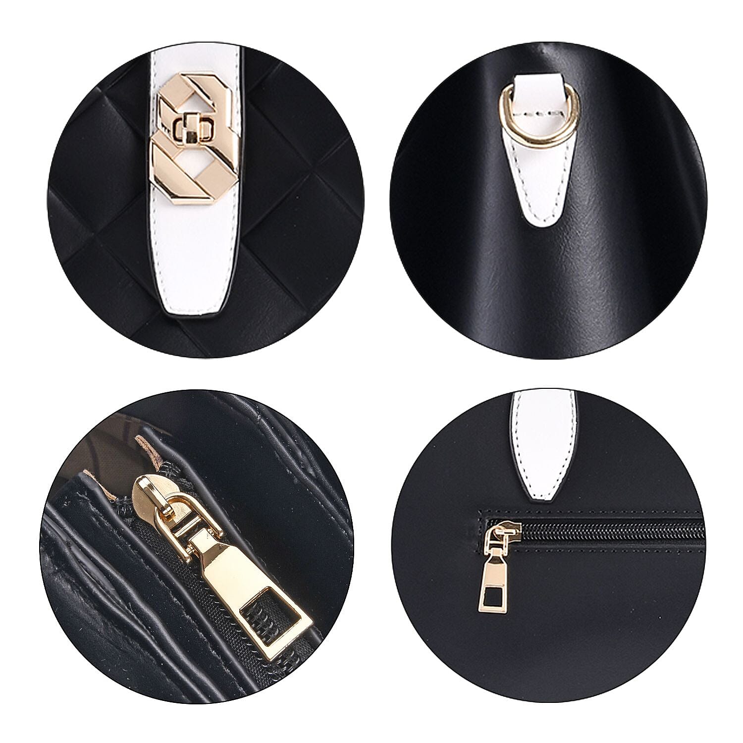 PU Emobossed Crossbody Bag (Size 34x15x26 cm) 7639983 6