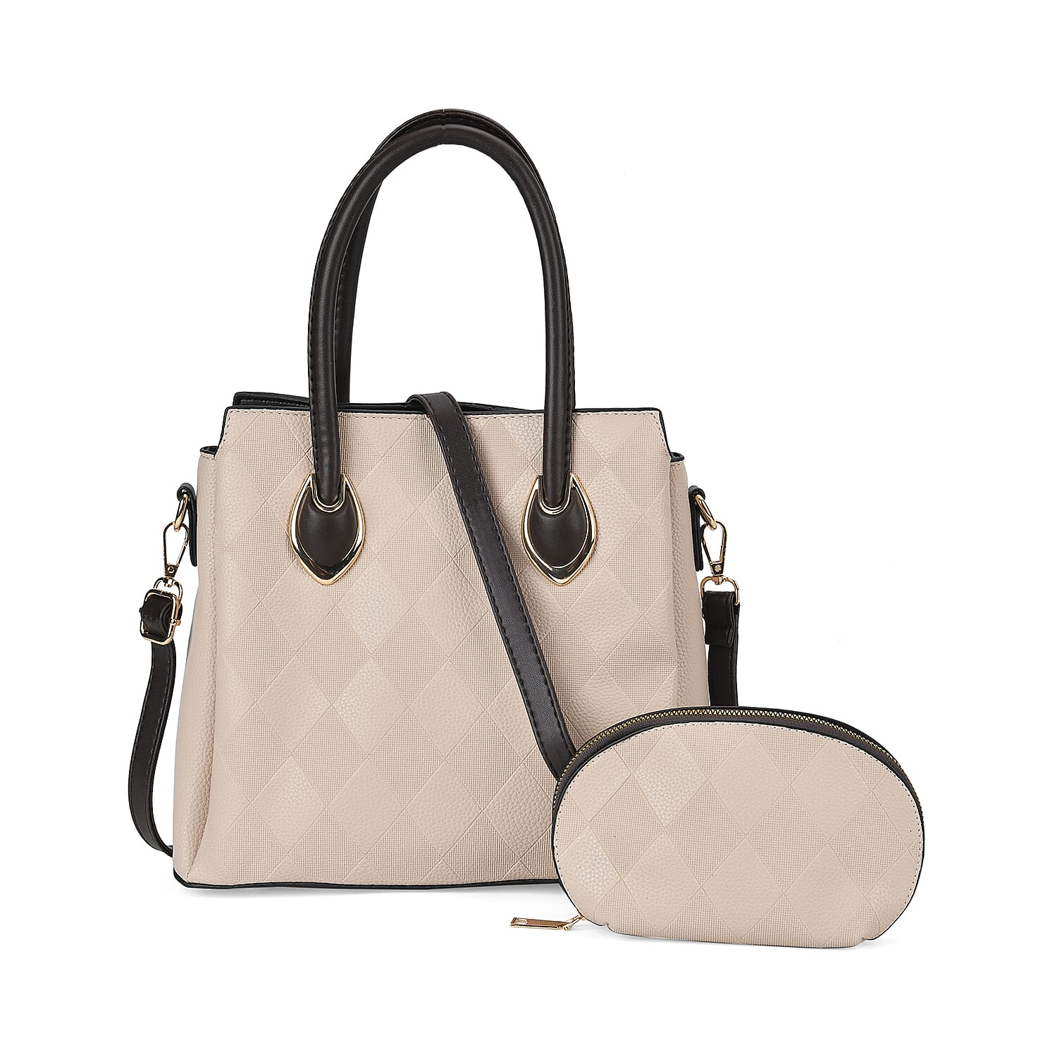 PU Embossed Crossbody Bag with Coin Bag 7767436 0