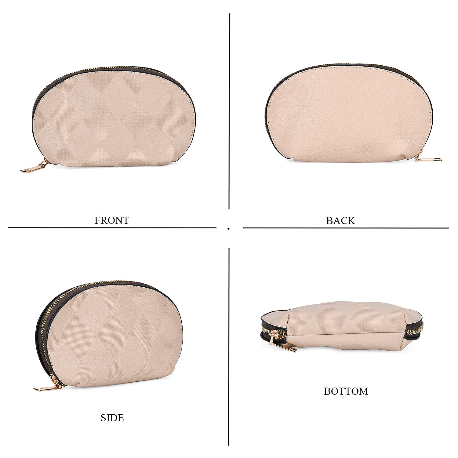 PU Embossed Crossbody Bag with Coin Bag 7767436 7