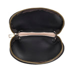Embossed Rhomboid Handbag with Detachable Shoulder Strap - Coin Bag - Khaki