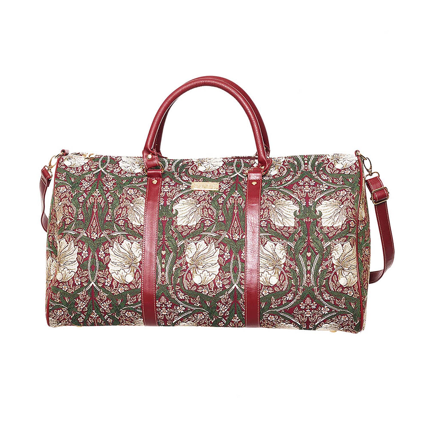 Signare Tapestry William Morris Pimpernel Red Big Holdall 7787306 0