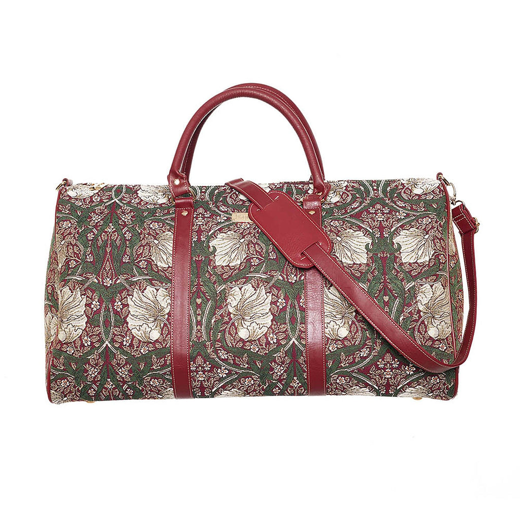 Signare Tapestry William Morris Pimpernel Red Big Holdall - Red
