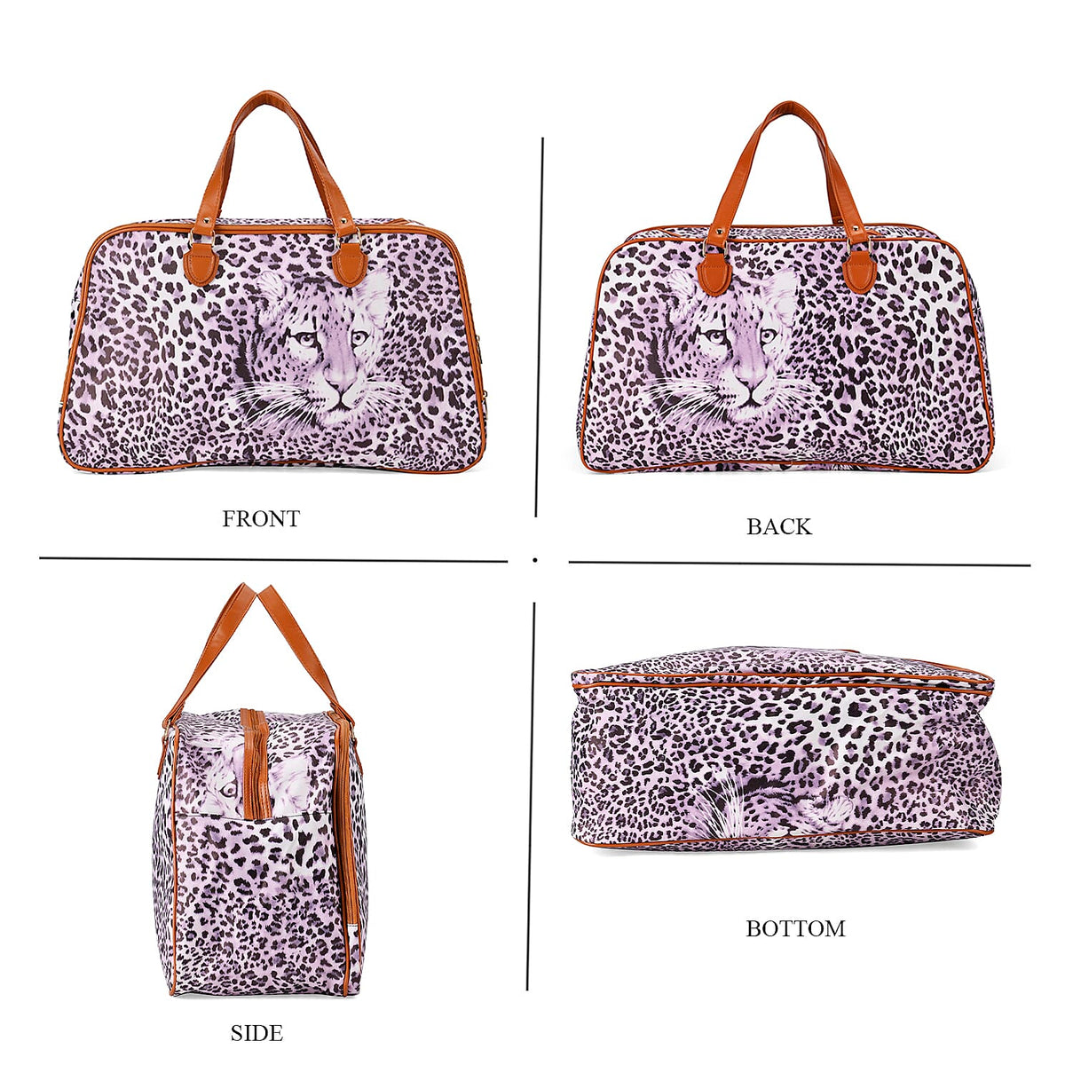 Leatherette Travel Duffle Bag 7713305 3